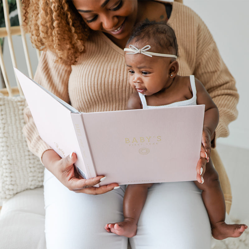 Wildflower Meadow Luxury Memory Baby Book 