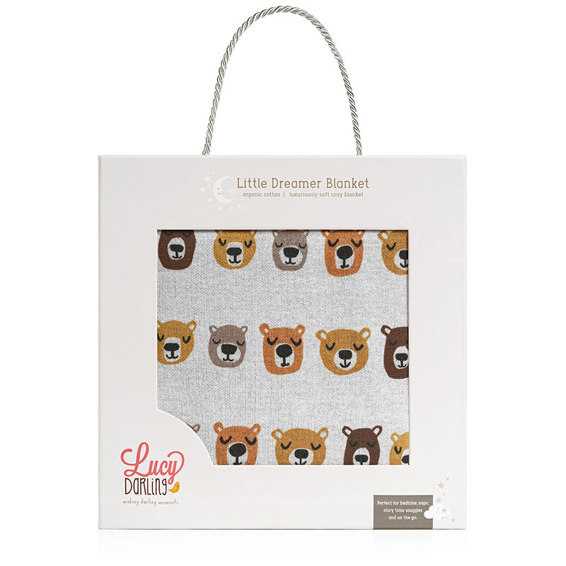 Little Dreamer Organic Baby Blanket Little Camper – Lucy Darling