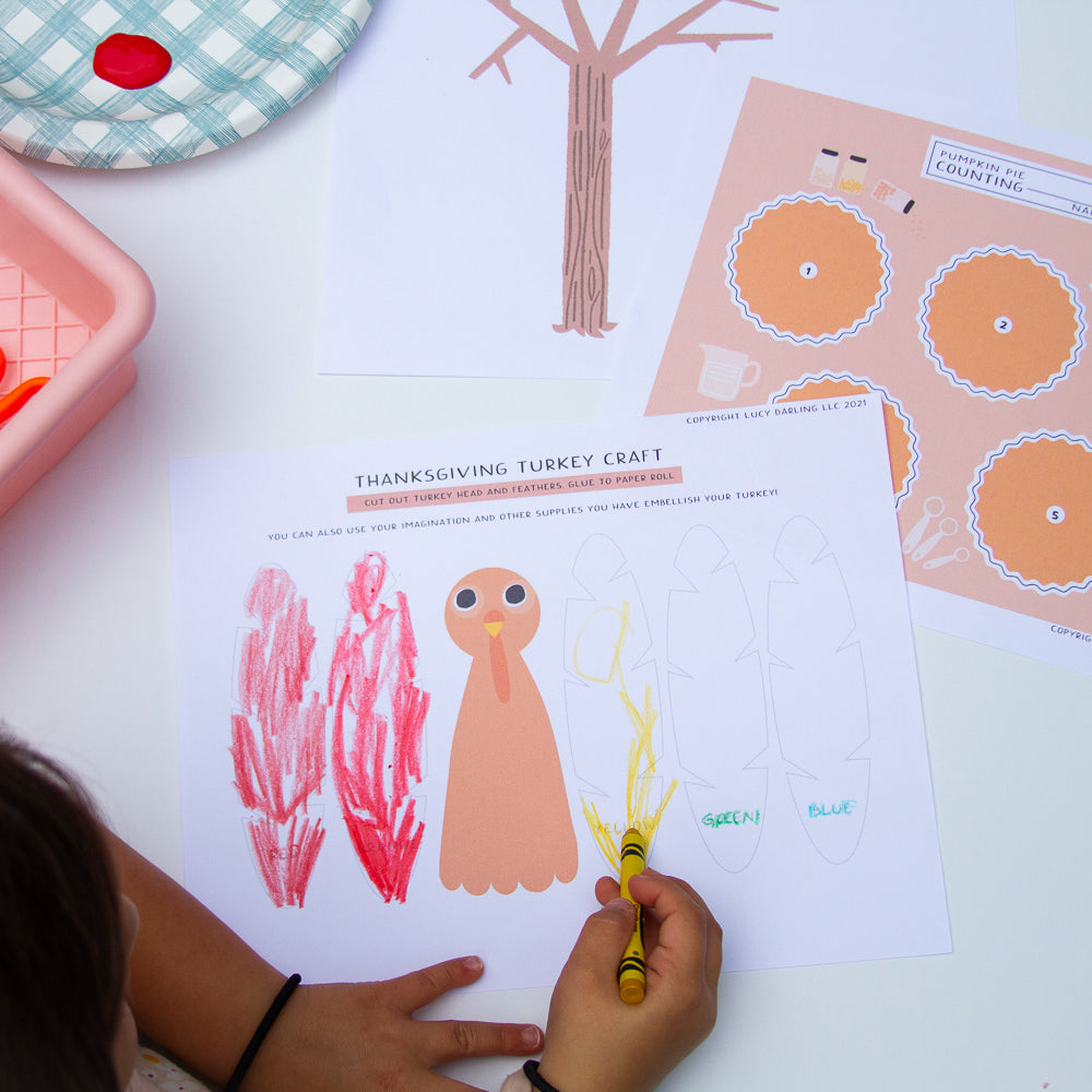 Thanksgiving Free Printable Activity Sheets