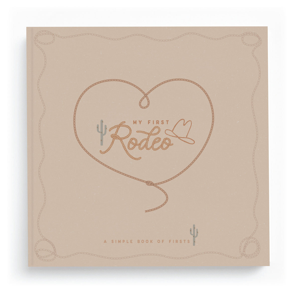 My First Rodeo Baby Memory Book cover