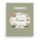 Cooking Together recipe memory book — Sage Green cover