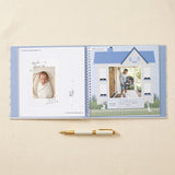 Little Goose Baby Memory Book — birth announcement and where you lived spread filled in