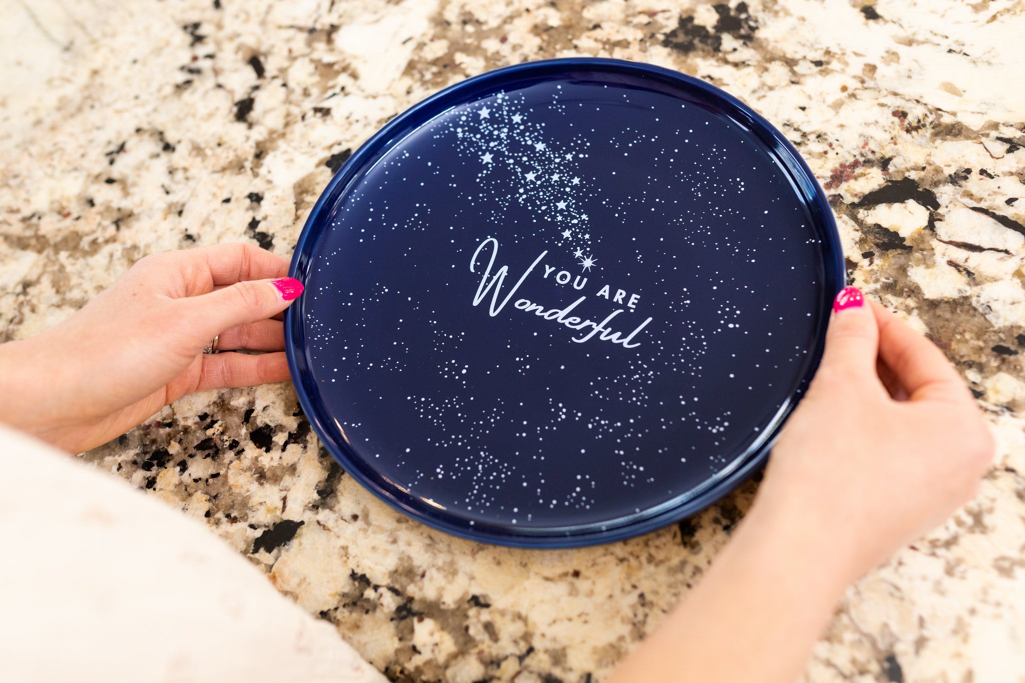 Celebration Keepsake Plate - You Are Wonderful — product shot