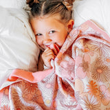 Flower Child Memory Book and Blanket Set