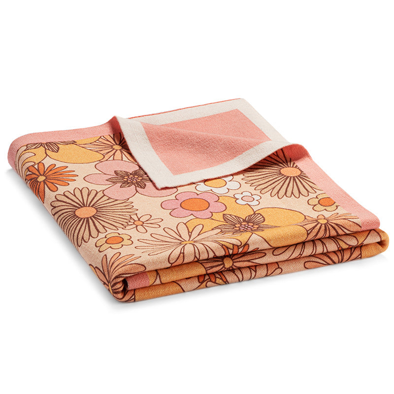 Flower Child Memory Book and Blanket Set