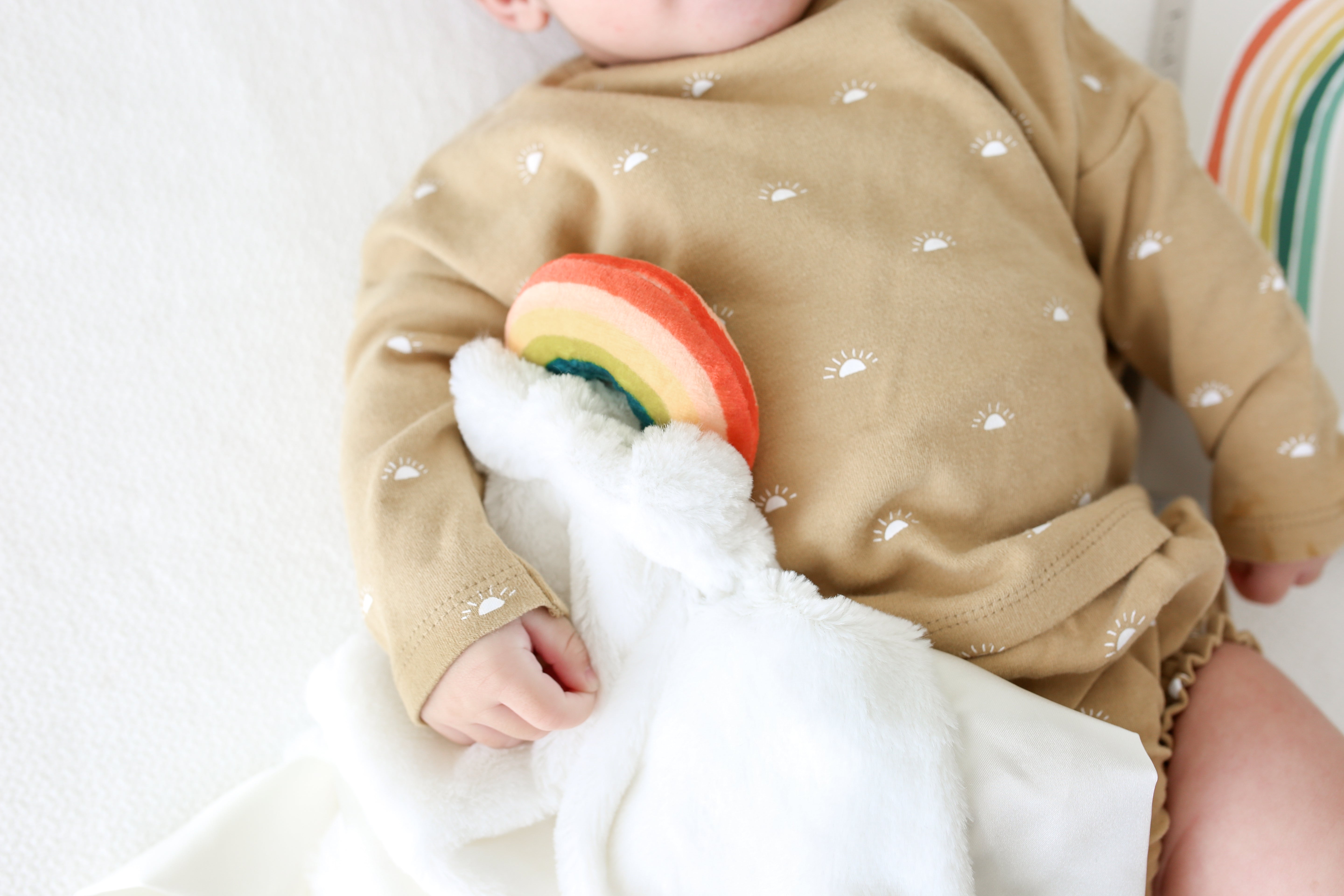 Little Rainbow Lovey Blanket – Lucy Darling1