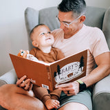 Little Camper Book Set — lifestyle photo with baby
