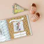 Little Camper  and  Set baby memory book — hardcover front