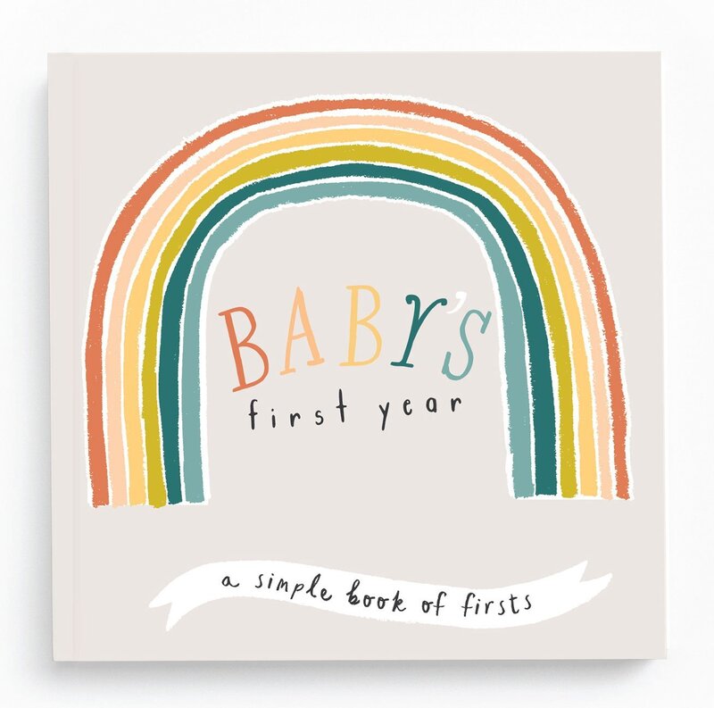 Little Rainbow Memory Book and Teether Set
