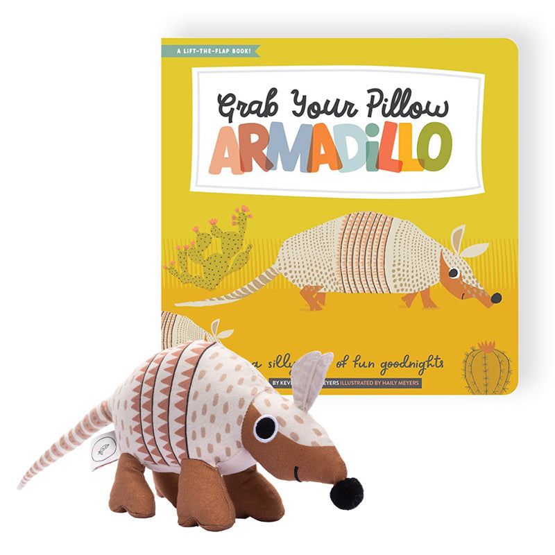 Armadillo Book and Stuffed Animal Set