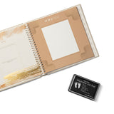 My Foot Book: Footprints Through the First Year — open to interior pages
