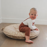 Pello Multi-use Luxe -Toddler Floor Pillow/Play Mat/Lounger - Happy Camper