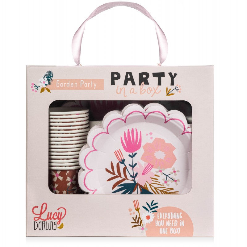 Lucy Darling Pink Party Supplies Garden Party Birthday Party Decorations in a Box