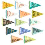 Little Kaleidoscope Petit Baby Milestone Pennant