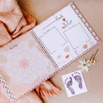 Wildflower Meadow Luxury Memory Baby Book Internal Page