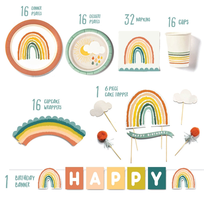 Lucy Darling Party Supplies Rainbow Party Birthday Party Decorations in a Box