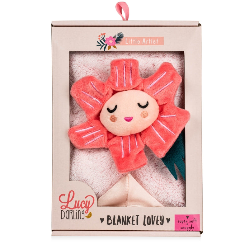 Little Artist Lovey Baby Blanket Security Blanket