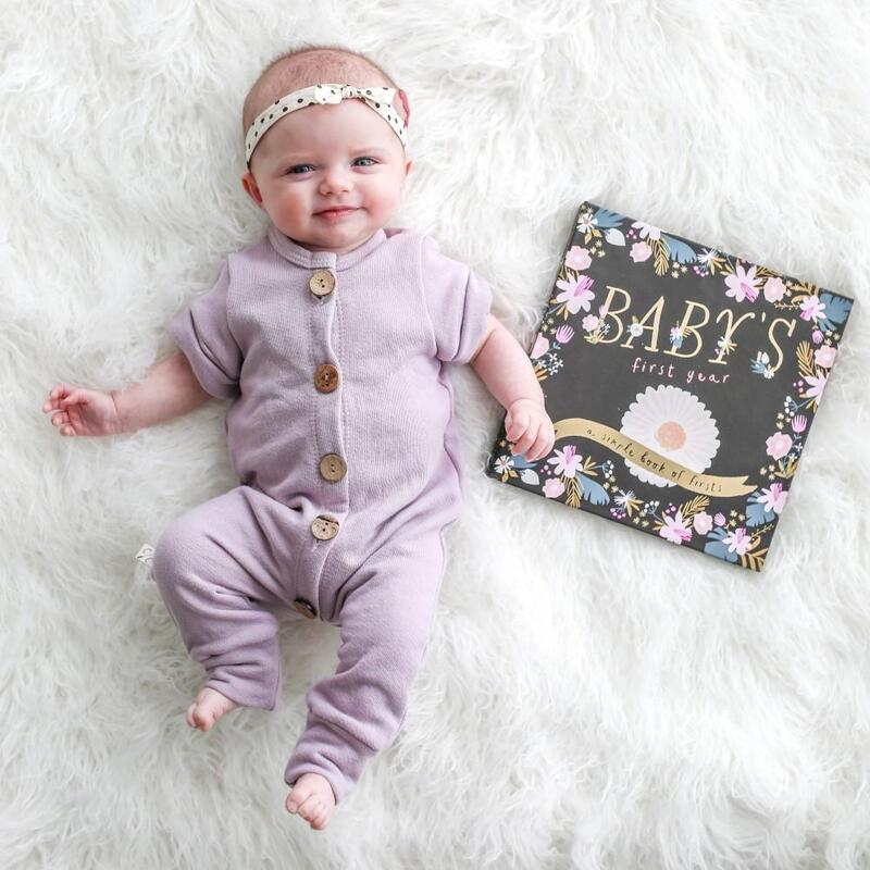 Golden Blossom Memory Baby Book Girl Lifestyle
