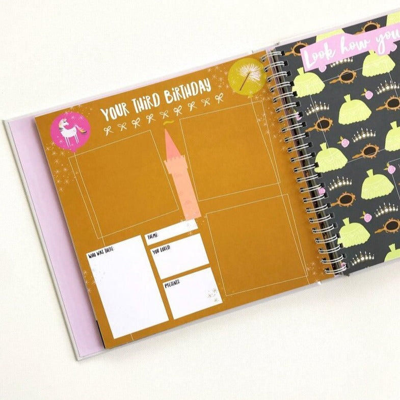 Little Years Toddler Baby Book Girl Internal Page