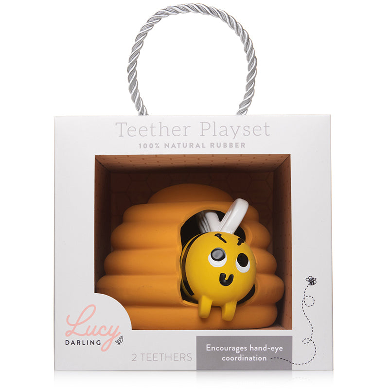 Honey Bee Teether Toy Playset – Lucy Darling