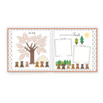 Teddy Bears Picnic Luxury Memory Baby Book Look Inside